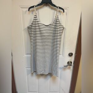 Abercrombie & Fitch Black and White Striped Traveler Dress